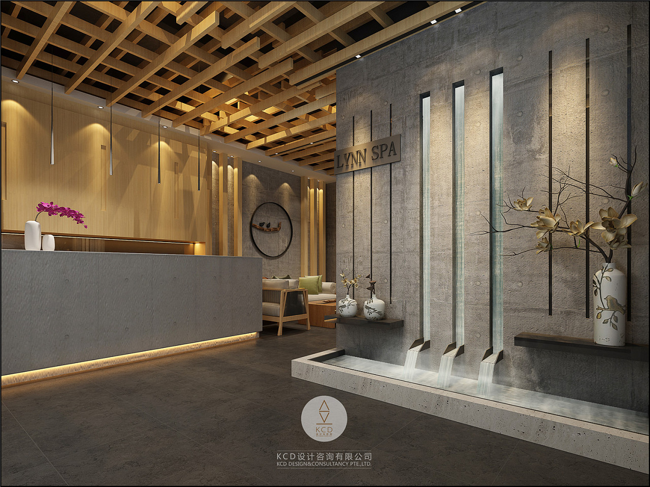 昆明同德广场日式禅意SPA室内设计技术咨询服务